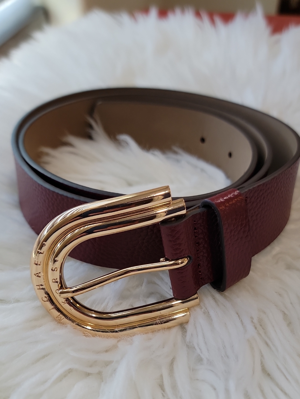 Michael Kors Leather Belt
